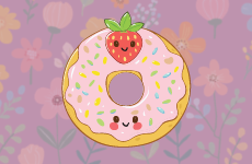 Strawberry Donuts